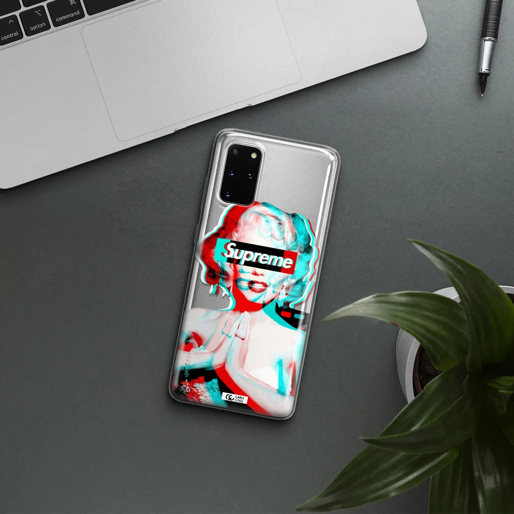 Marilyn Monroe Supreme Samsung S 20 Plus Clear TPU Case