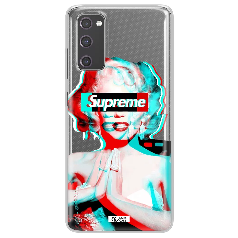 Marilyn Monroe Supreme Samsung S20 Fe Clear TPU Case