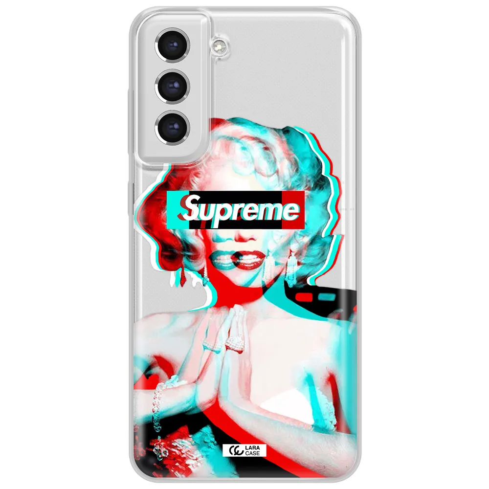 Marilyn Monroe Supreme Samsung S21 Fe Clear Tpu Case