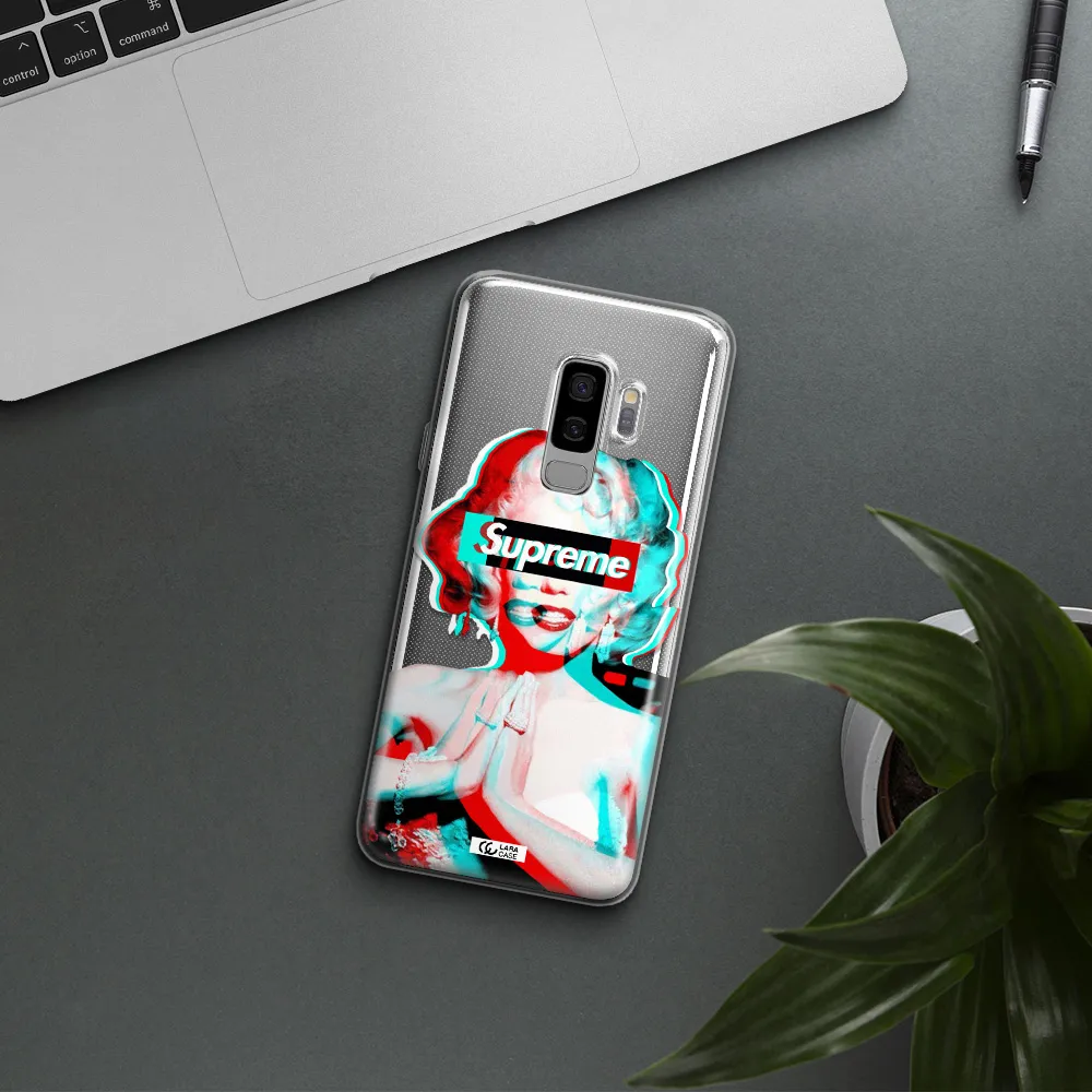 Marilyn Monroe Supreme Samsung S9 Plus Clear TPU Case