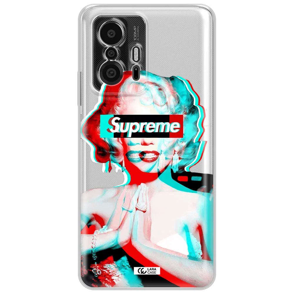 Marilyn Monroe Supreme Xiaomi 11T Pro Clear Tpu Case