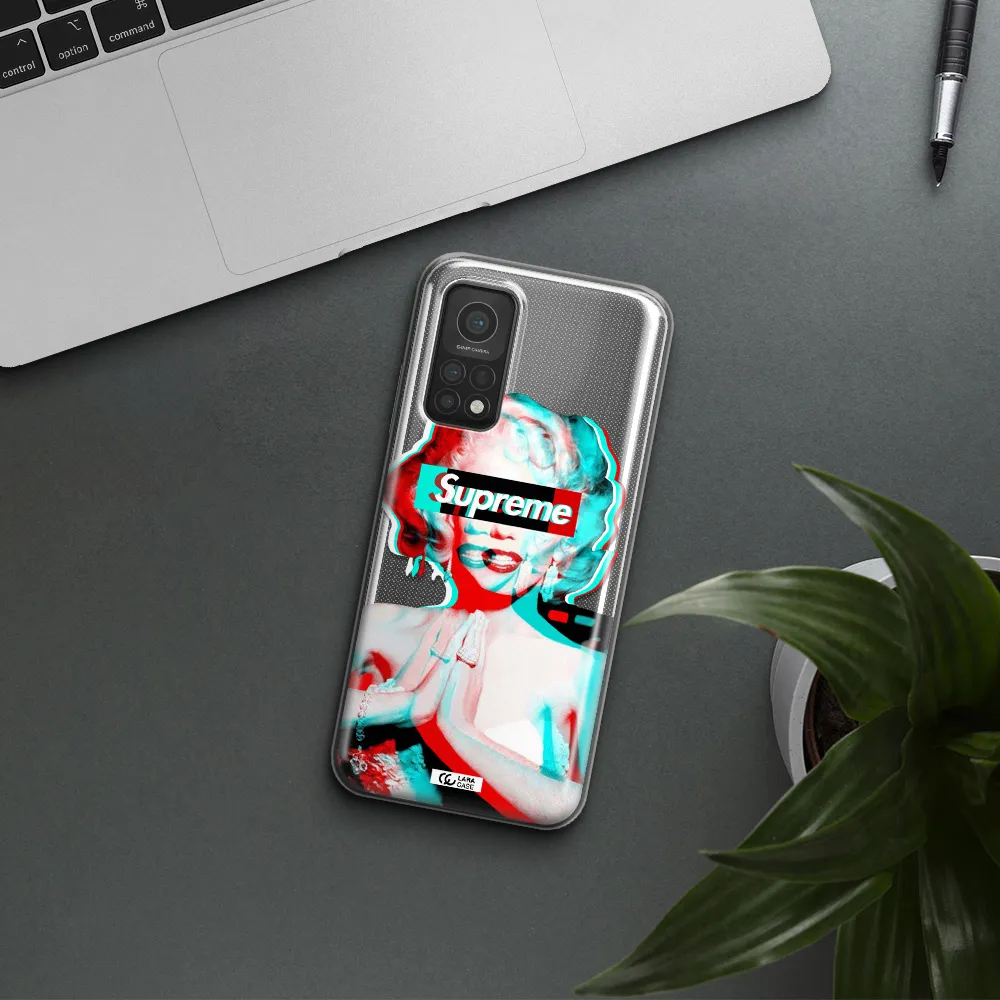 Marilyn Monroe Supreme Xiaomi Mi 10T Clear TPU Case