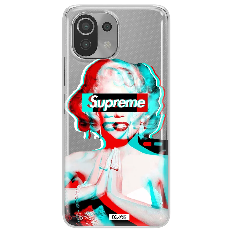 Marilyn Monroe Supreme Xiaomi Mi 11 Lite Clear TPU Case