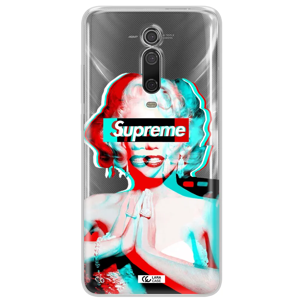 Marilyn Monroe Supreme Xiaomi Mi 9T Clear TPU Case