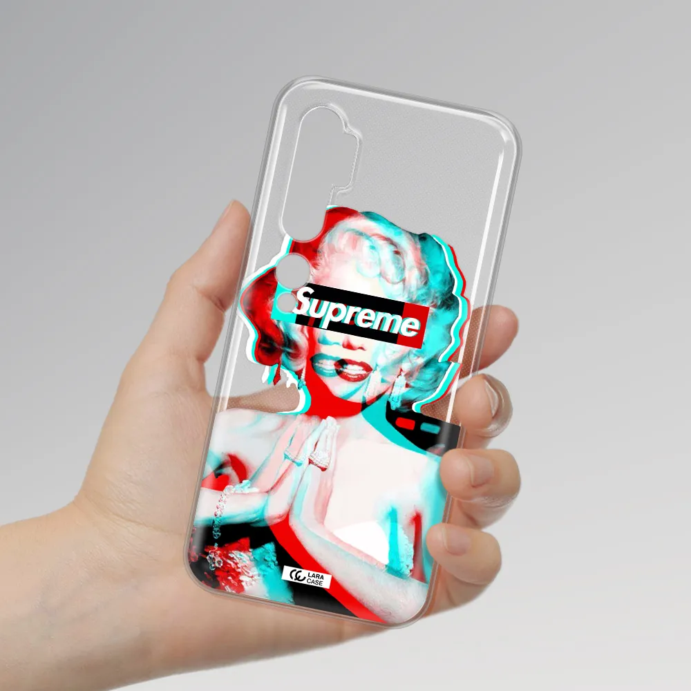 Marilyn Monroe Supreme Xiaomi Mi Note 10 Clear TPU Case