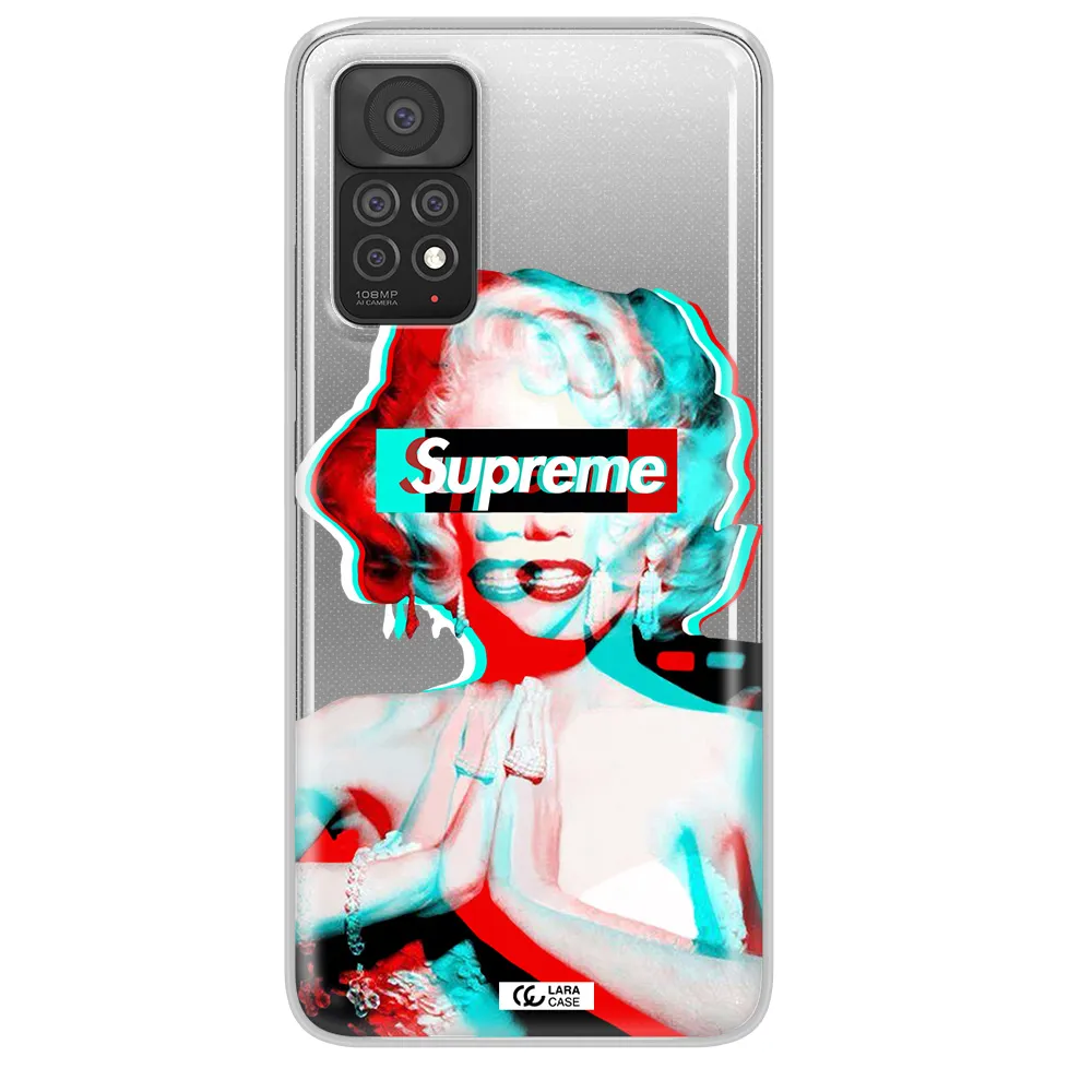 Marilyn Monroe Supreme Xiaomi Note 11 Pro Clear TPU Case