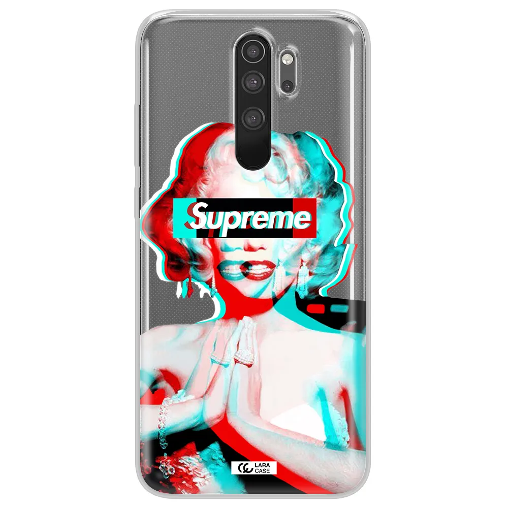 Marilyn Monroe Supreme Xiaomi Note 8 Pro Clear TPU Case