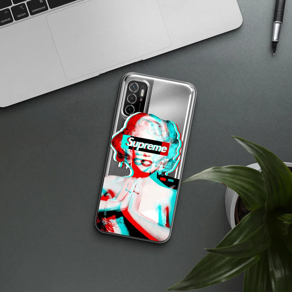 Marilyn Monroe Supreme Xiaomi Poco M3 Pro Clear Tpu Case