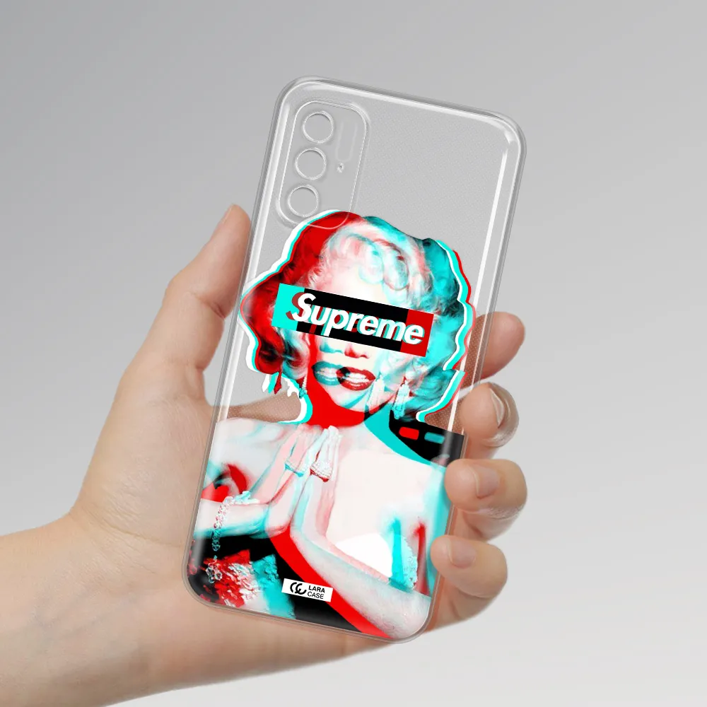 Marilyn Monroe Supreme Xiaomi Poco M4 Pro 5G Clear Tpu Case