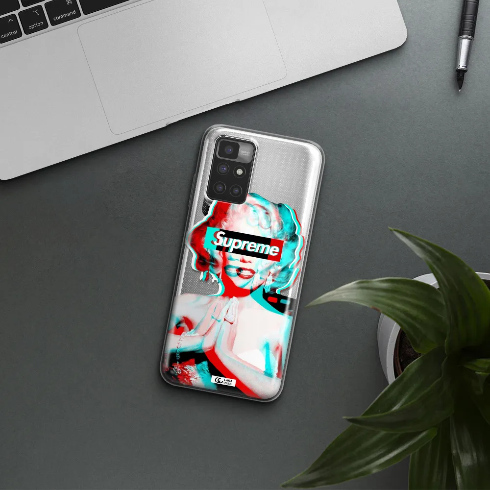 Marilyn Monroe Supreme Xiaomi Redmi 10 Clear TPU Case