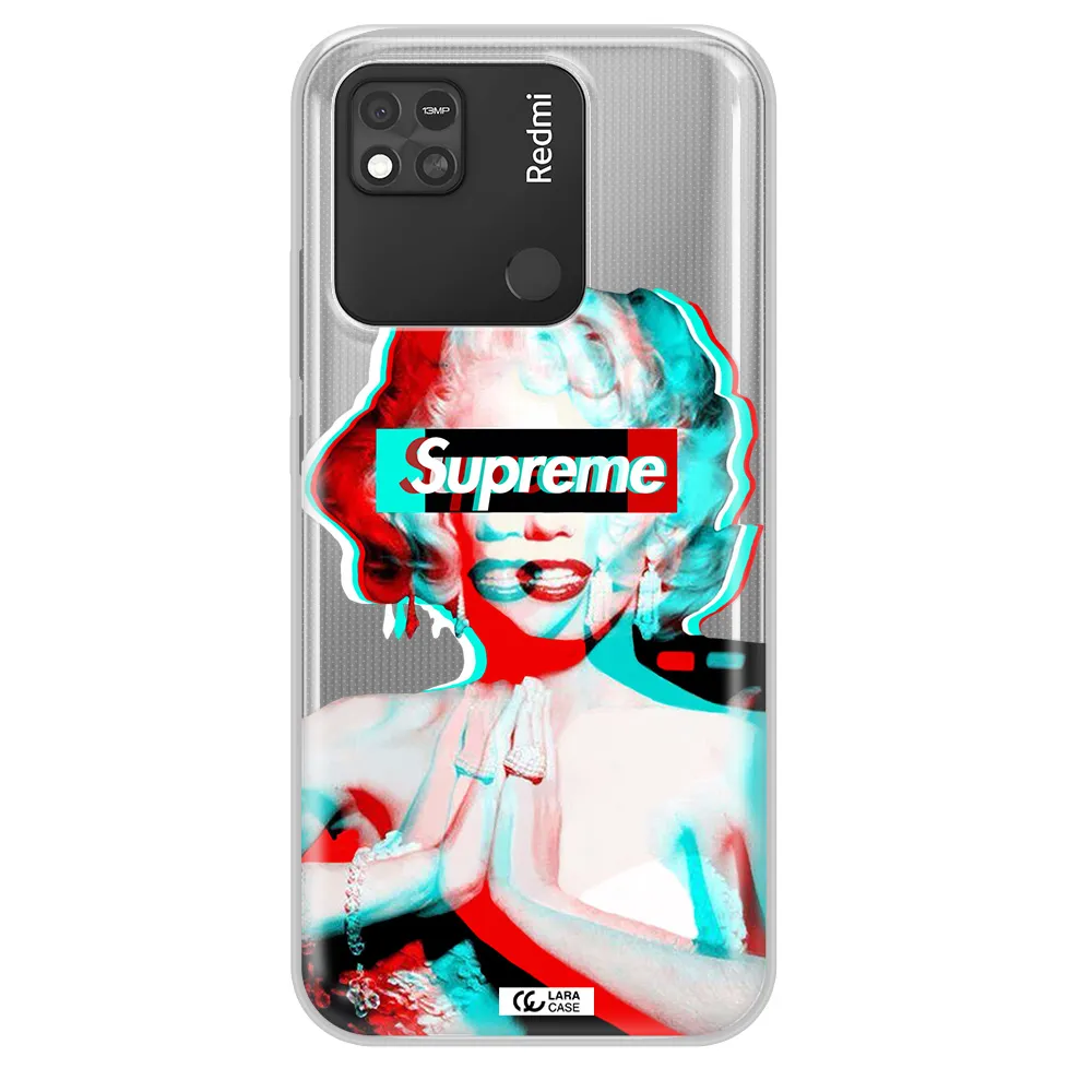 Marilyn Monroe Supreme Xiaomi Redmi 10A Clear TPU Case