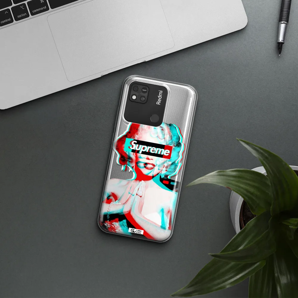 Marilyn Monroe Supreme Xiaomi Redmi 10A Clear TPU Case