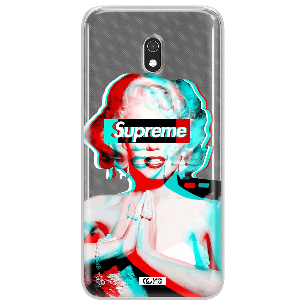 Marilyn Monroe Supreme Xiaomi Redmi 8A Clear TPU Case