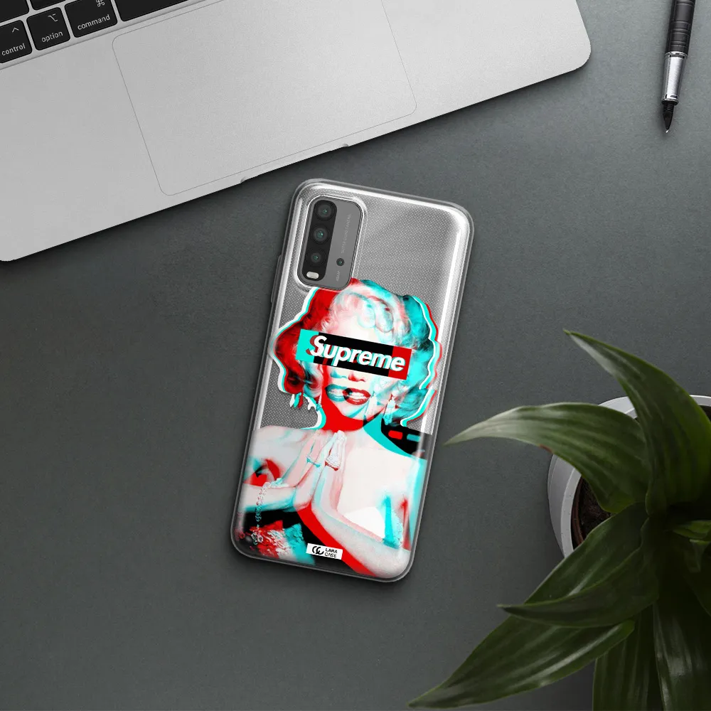 Marilyn Monroe Supreme Xiaomi Redmi 9T Clear TPU Case