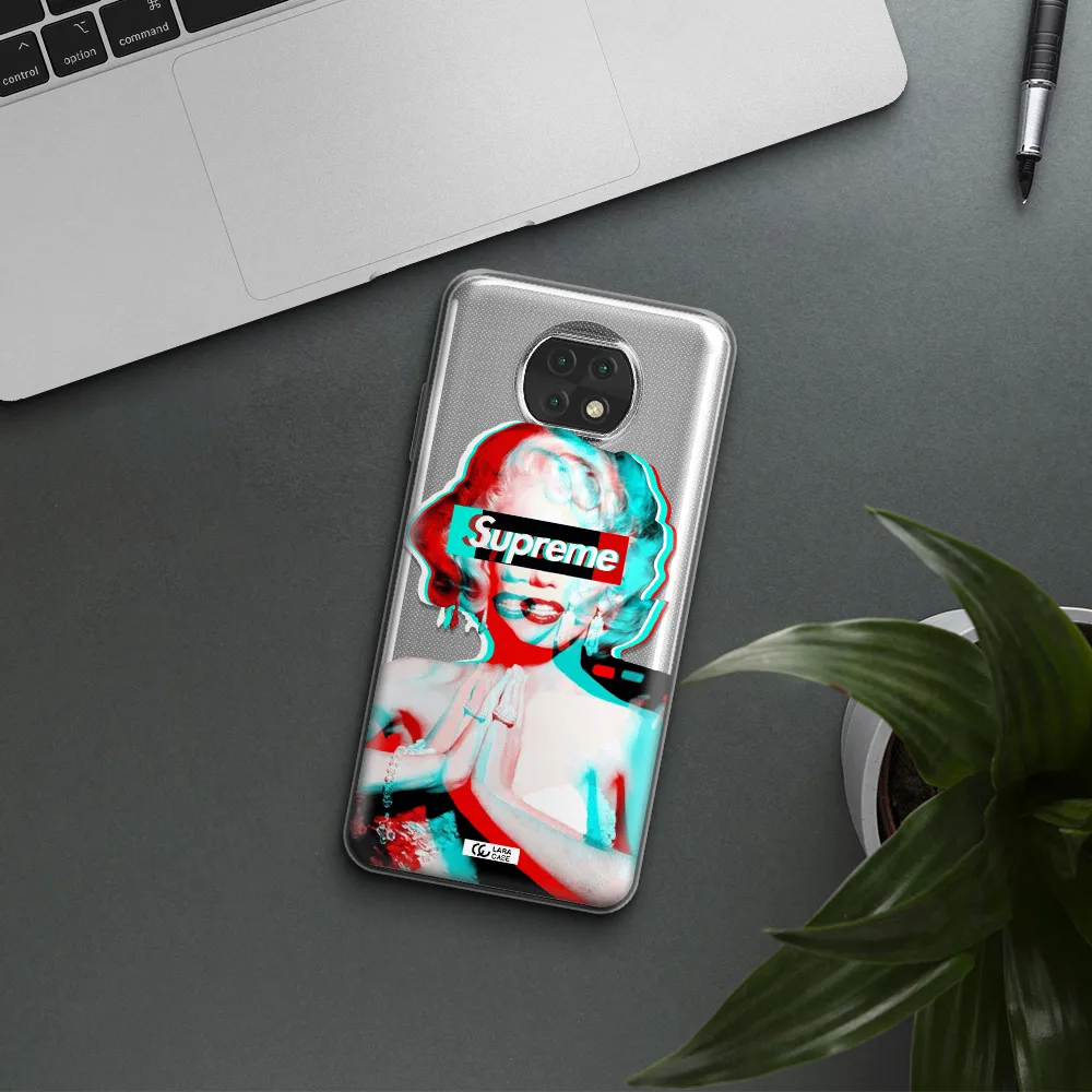 Marilyn Monroe Supreme Xiaomi Redmi Note 9T Clear Tpu Case