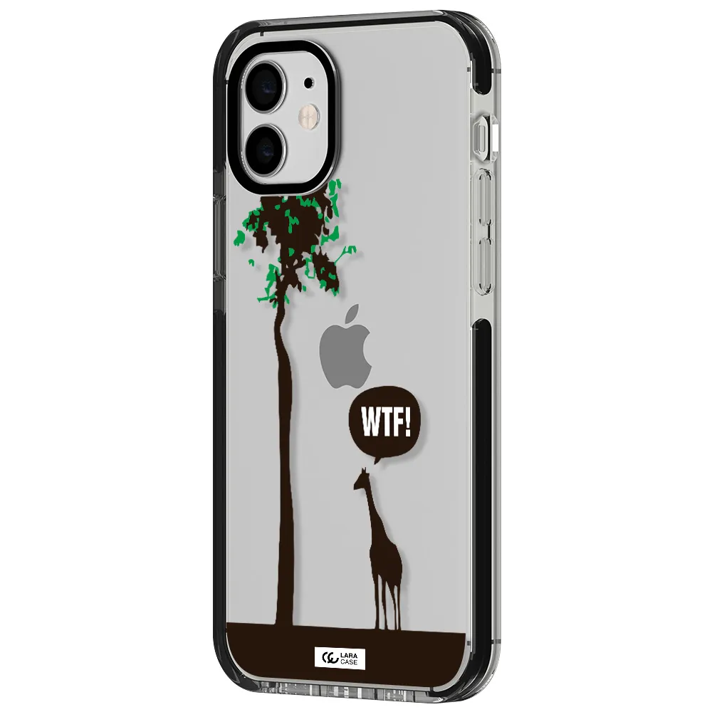 Wtf Apple iPhone 11 impact black border Case