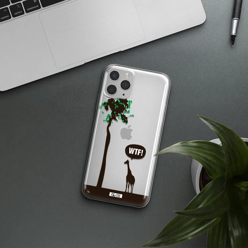 Wtf Apple iPhone 11 pro Clear TPU Case