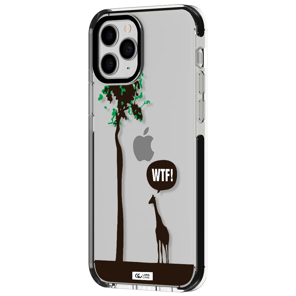 Wtf Apple iPhone 11 pro max impact black border Case