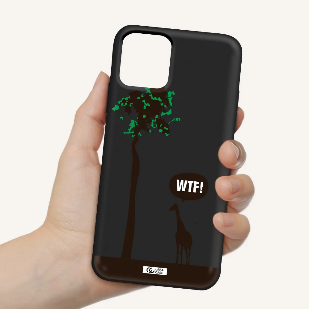 Wtf Apple iPhone 11 pro max Silicone black Case
