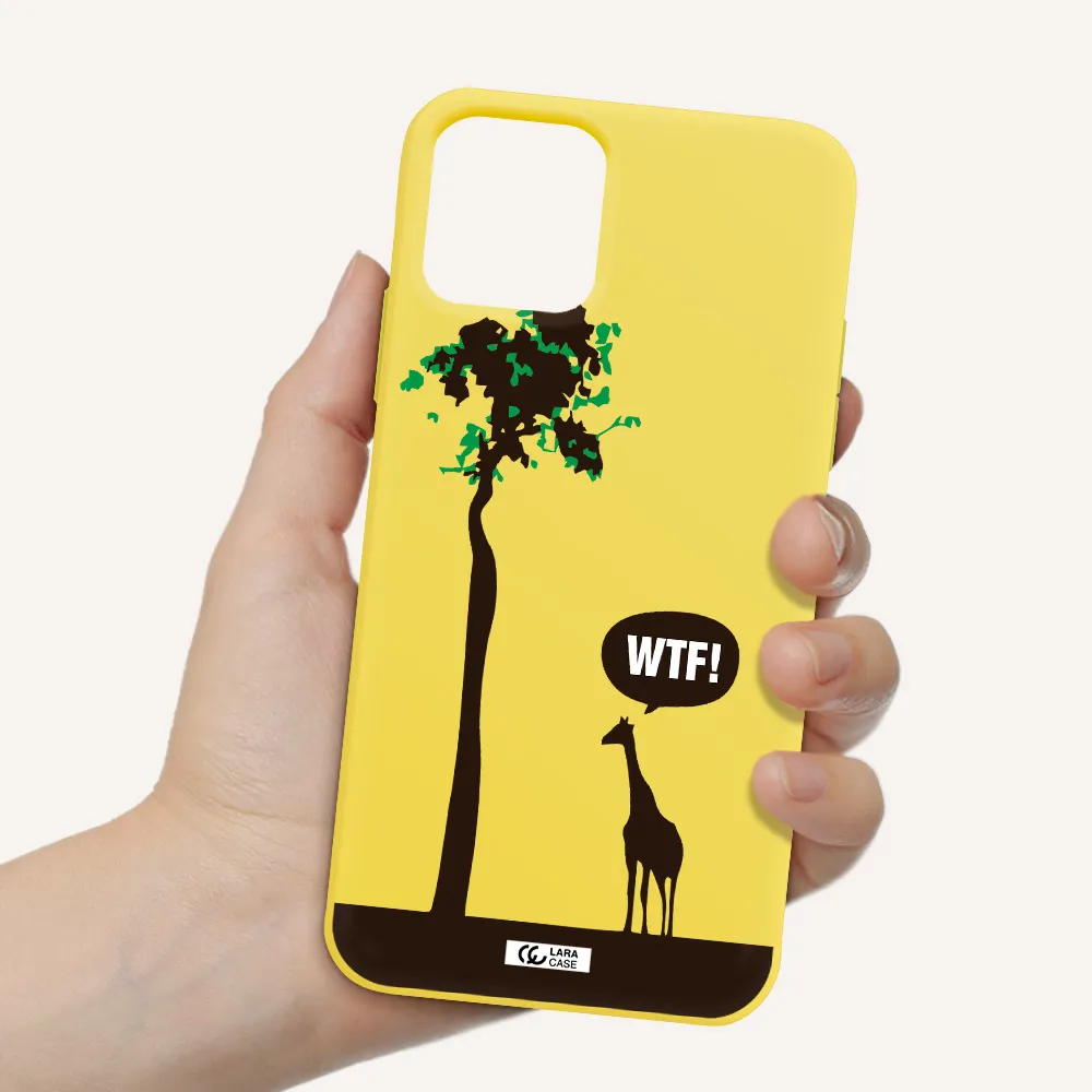 Wtf Apple iPhone 11 pro Silicone canary yellow Case