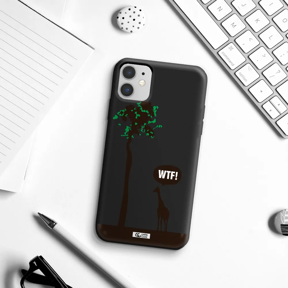 Wtf Apple iPhone 11 Silicone black Case