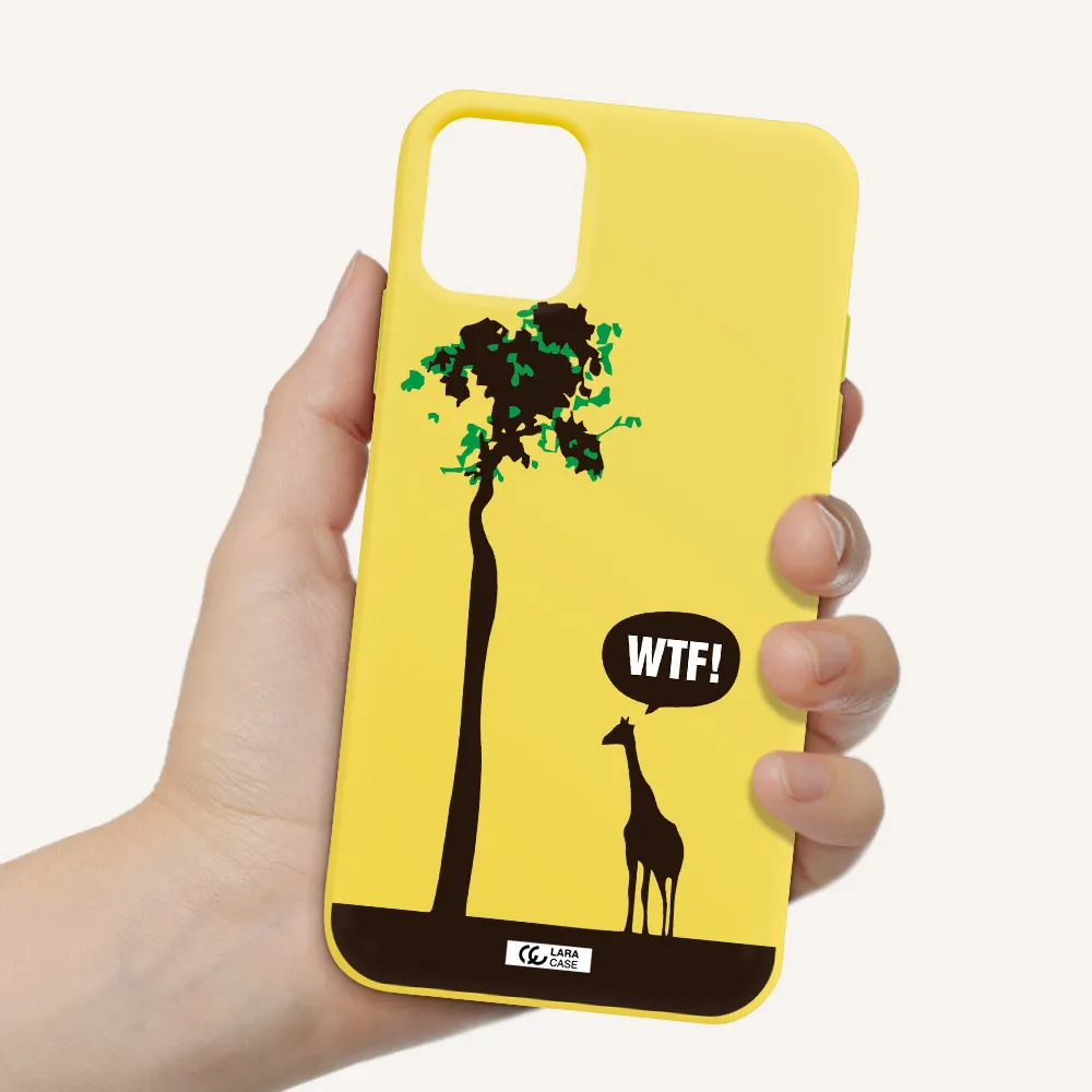 Wtf Apple iPhone 11 Silicone canary yellow Case