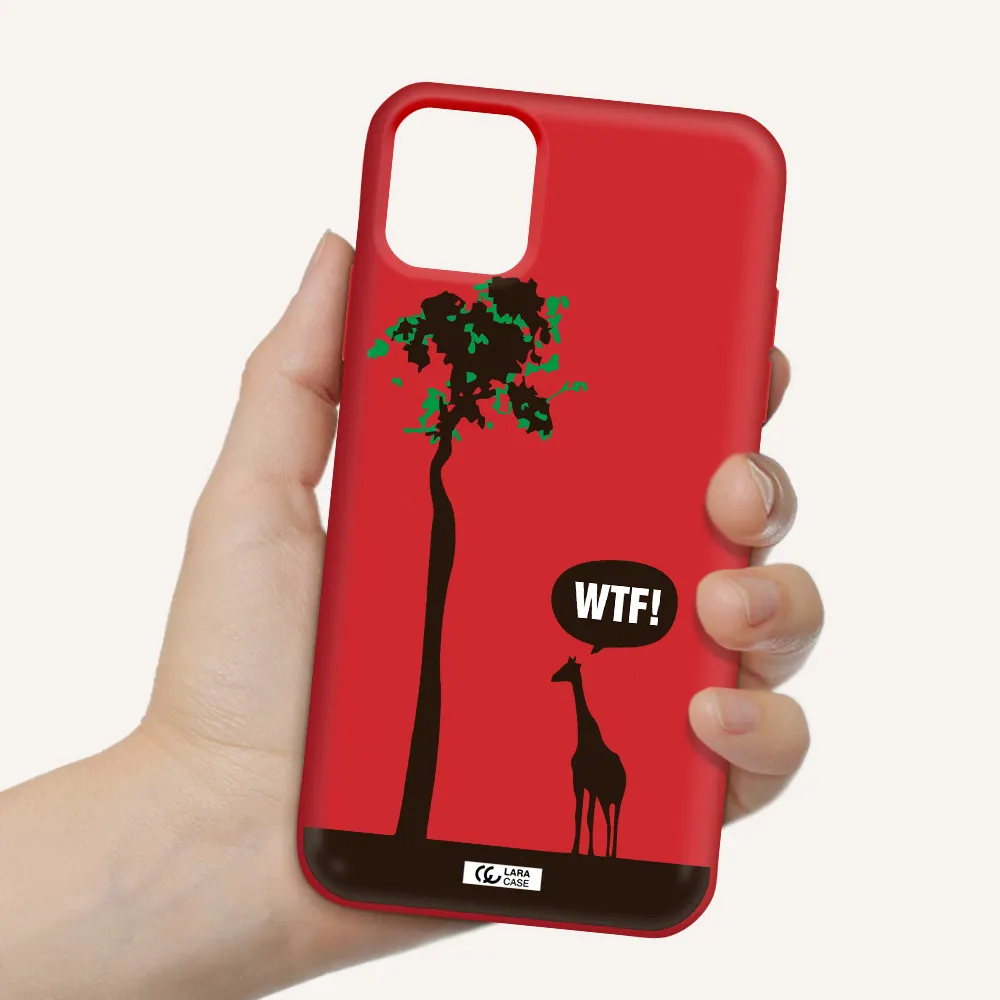 Wtf Apple iPhone 11 Silicone Imperial Red Case