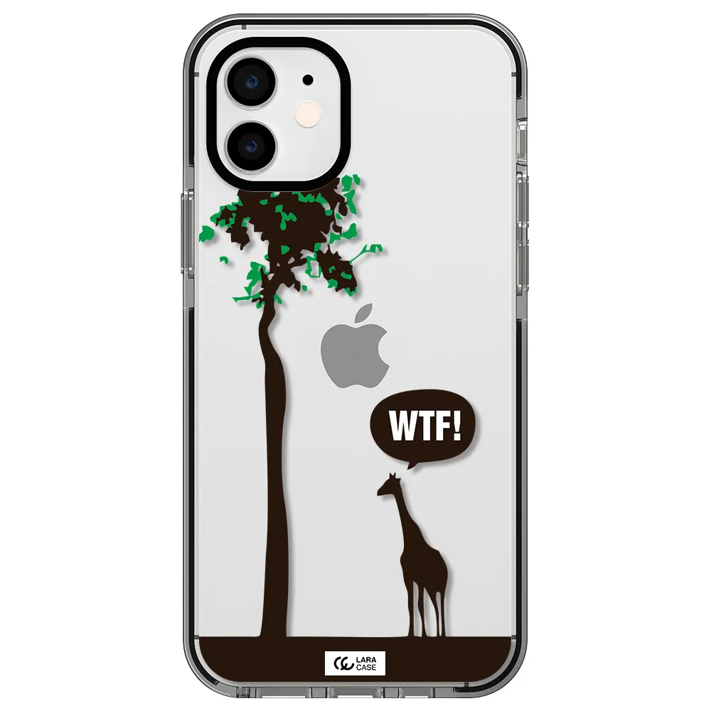 Wtf Apple iPhone 12 impact black border Case