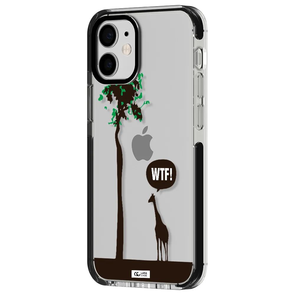 Wtf Apple iPhone 12 mini impact black border Case