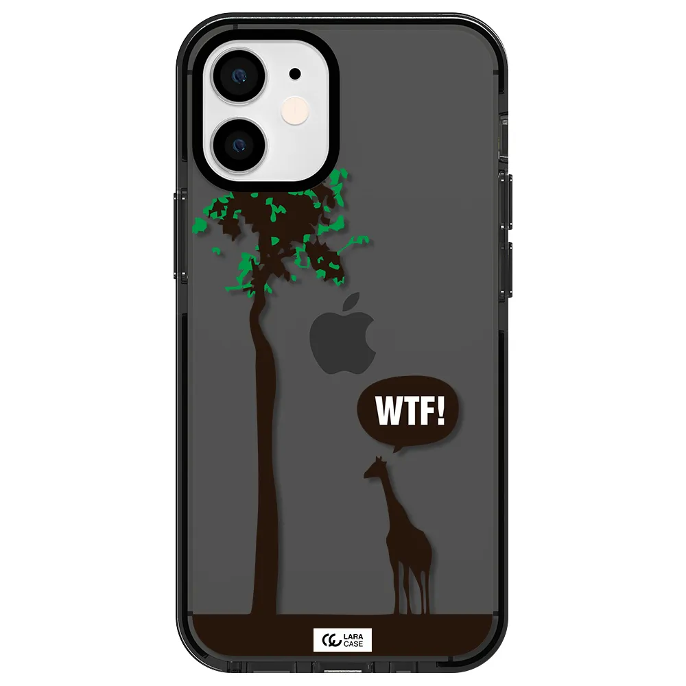 Wtf Apple iPhone 12 mini impact Smoke Black Case