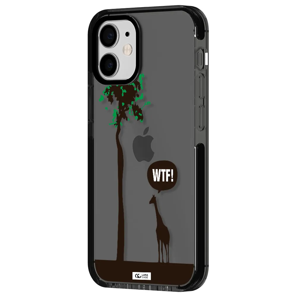 Wtf Apple iPhone 12 mini impact Smoke Black Case