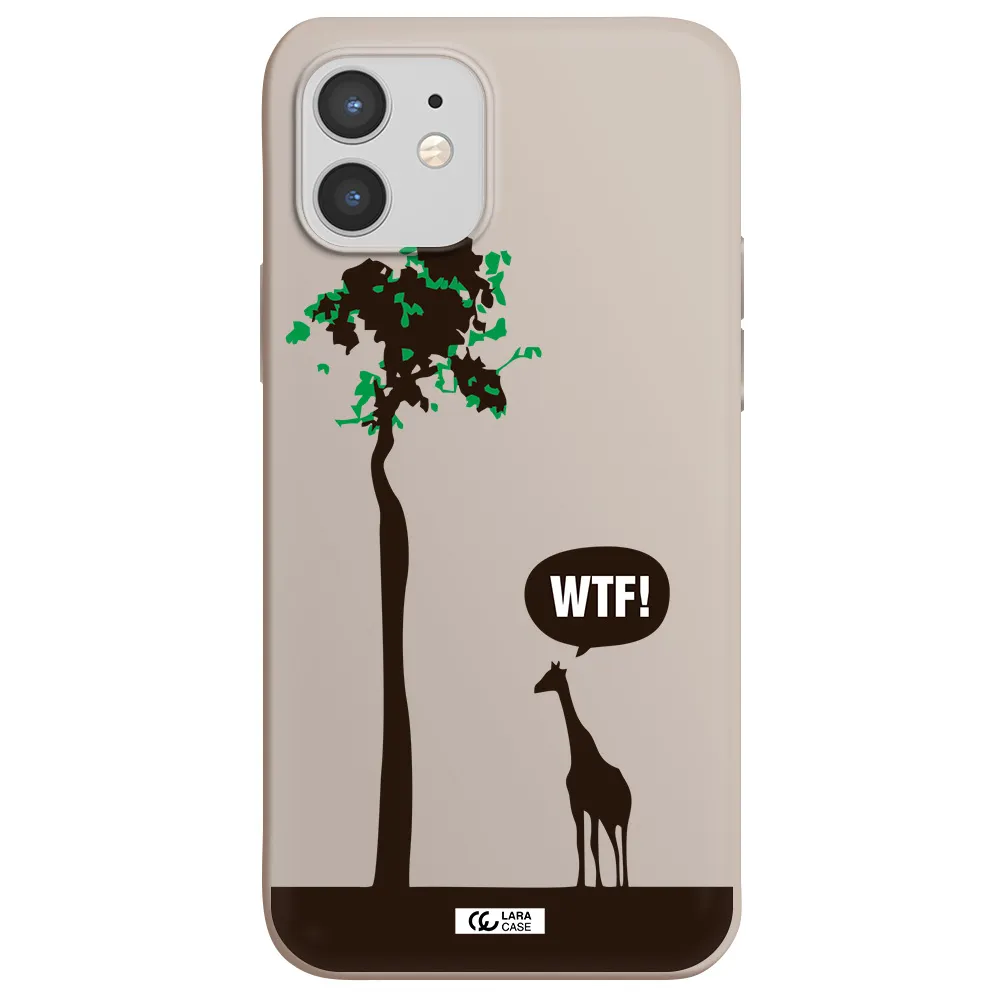 Wtf Apple iPhone 12 mini Silicone Stone Case