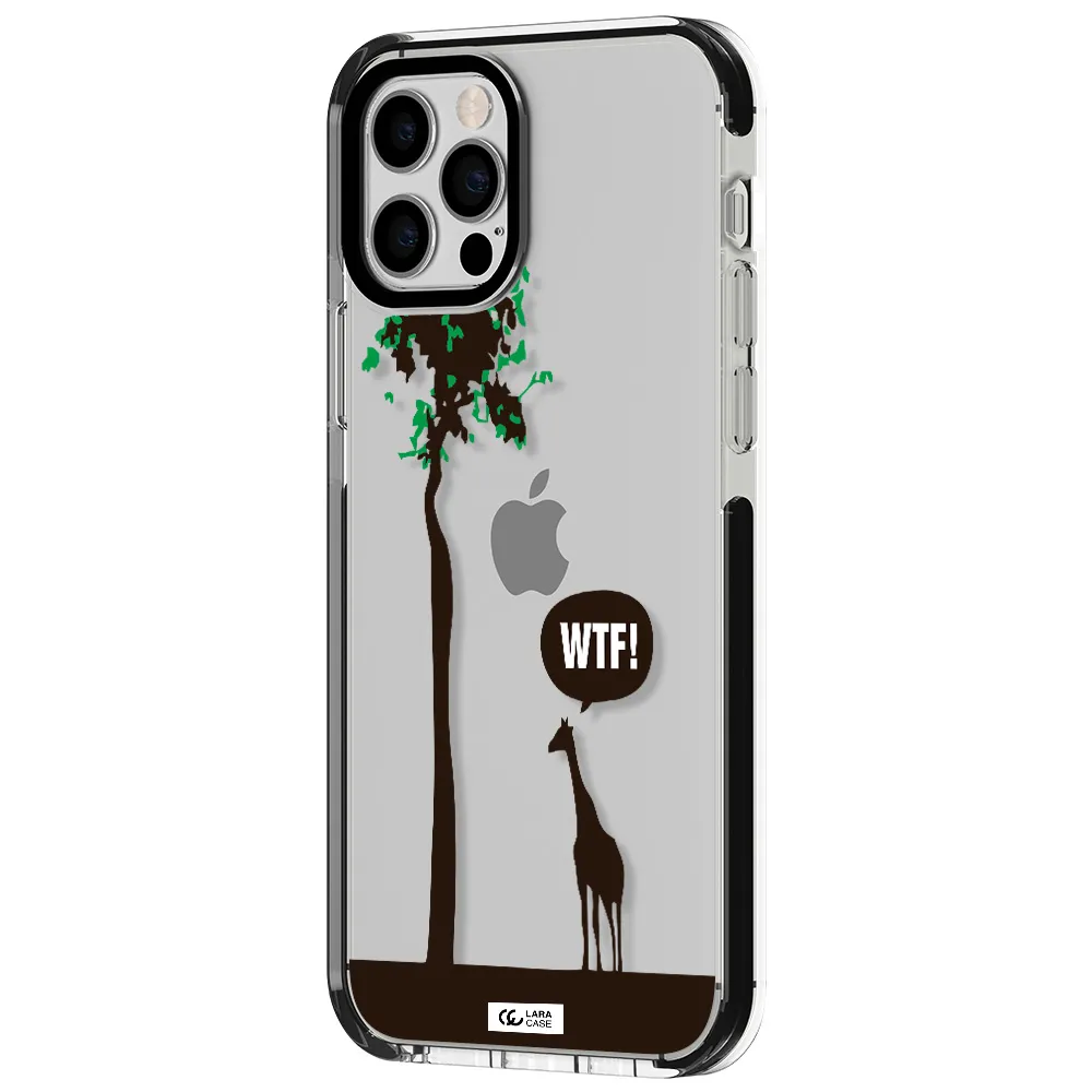 Wtf Apple iPhone 12 pro impact black border Case