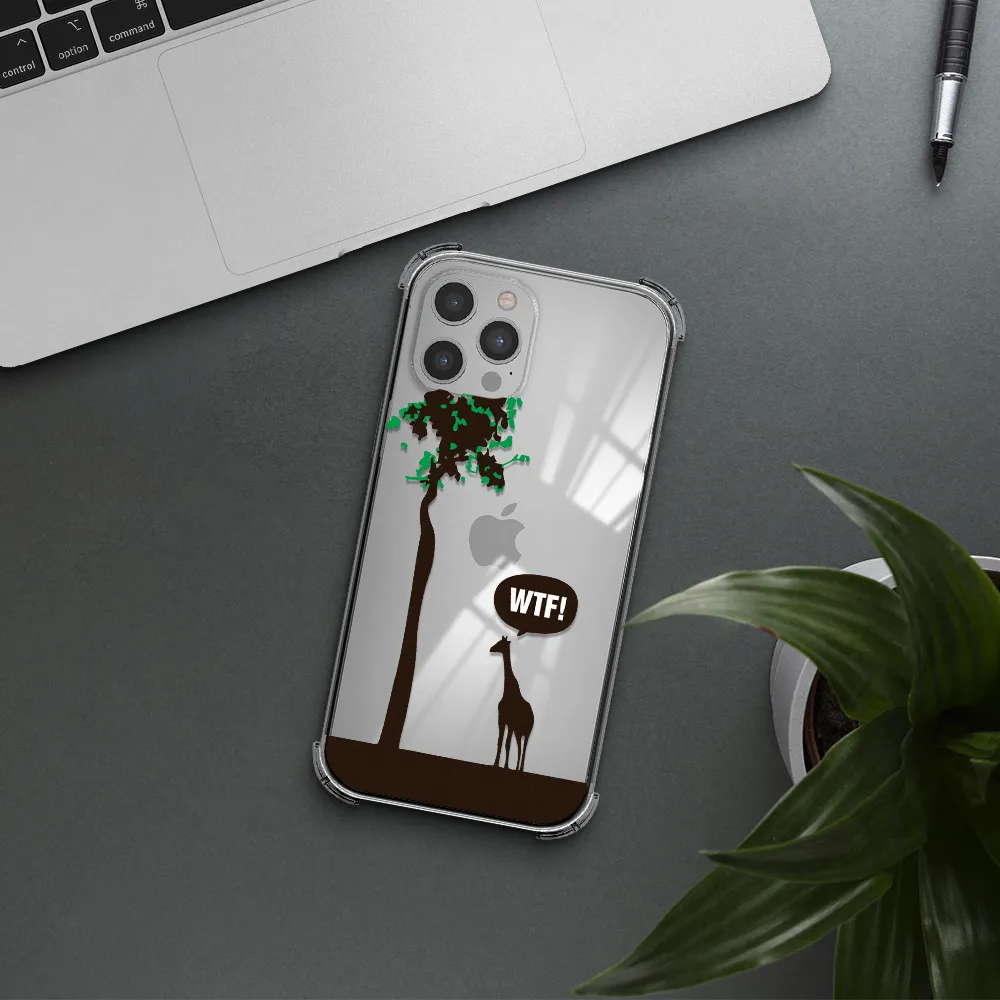 Wtf Apple iPhone 12 pro max Clear PC Case
