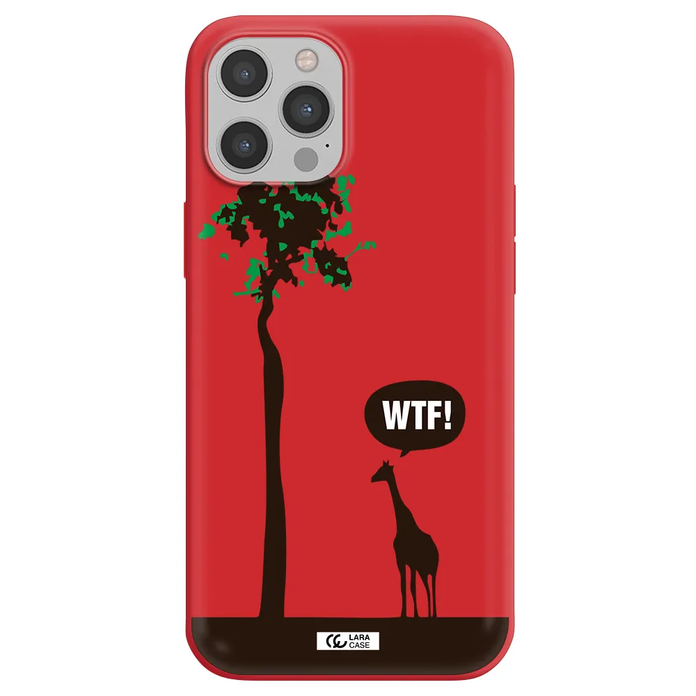 Wtf Apple iPhone 12 pro Silicone Imperial Red Case