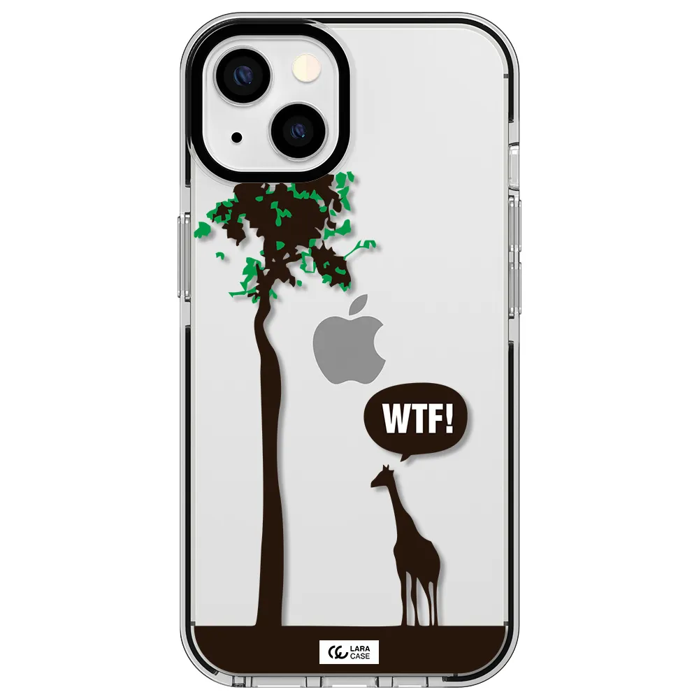 Wtf Apple iPhone 13 impact black border Case