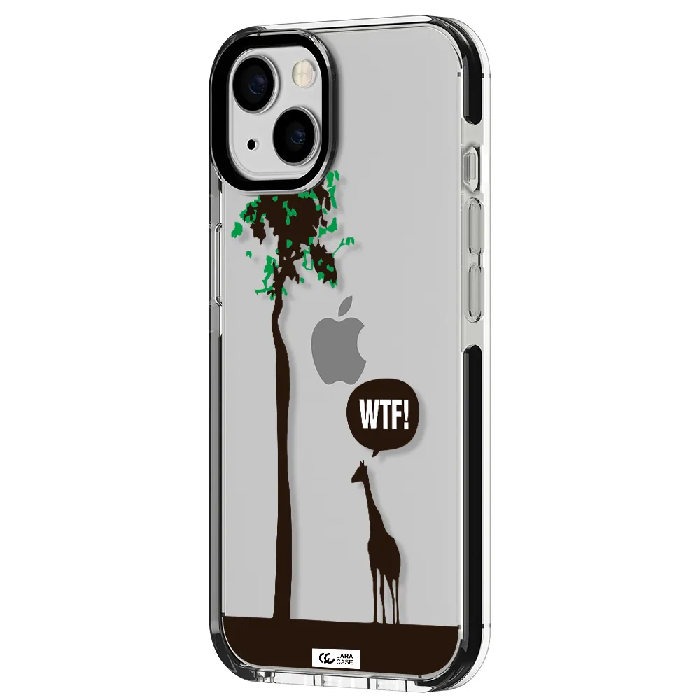 Wtf Apple iPhone 13 impact black border Case