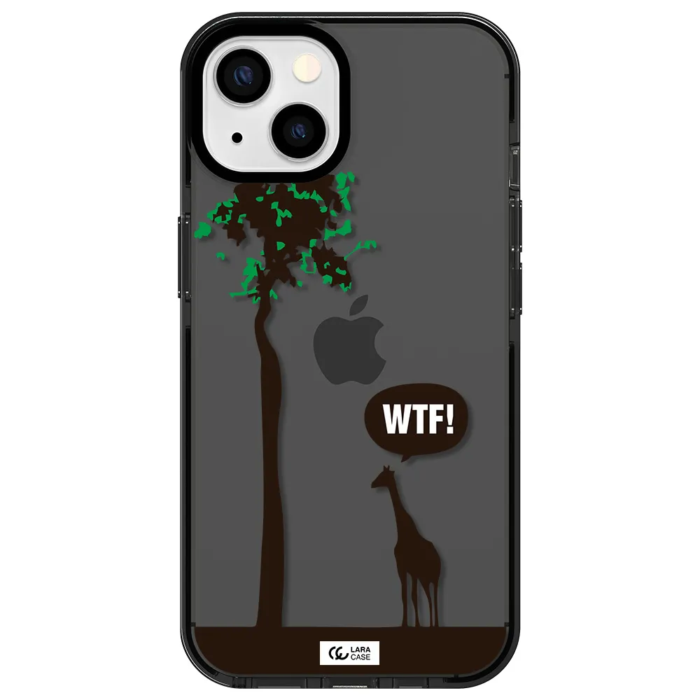 Wtf Apple iPhone 13 impact Smoke Black Case