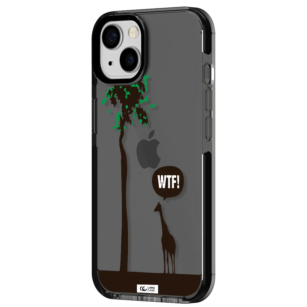 Wtf Apple iPhone 13 impact Smoke Black Case