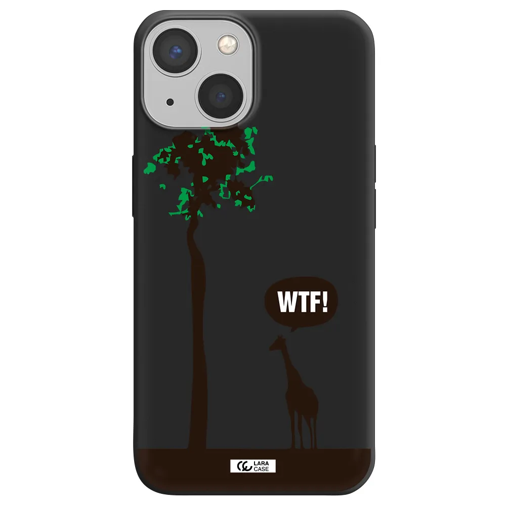 Wtf Apple iPhone 13 mini Silicone black Case