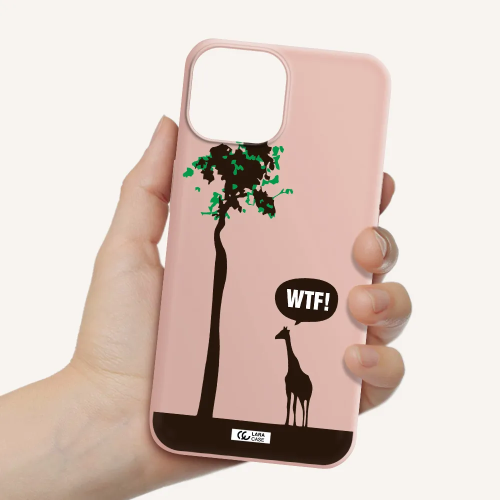 Wtf Apple iPhone 13 mini Silicone pastel pink Case