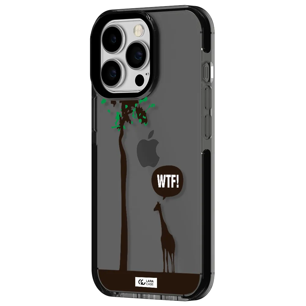 Wtf Apple iPhone 13 Pro impact Smoke Black Case