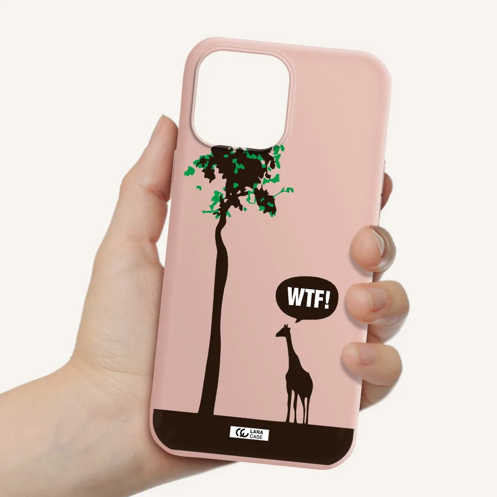 Wtf Apple iPhone 13 Pro Max Silicone pastel pink Case