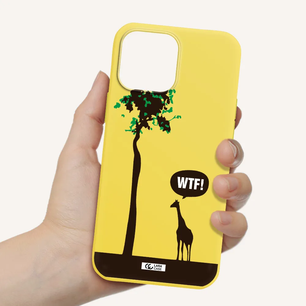 Wtf Apple iPhone 13 Pro Silicone canary yellow Case