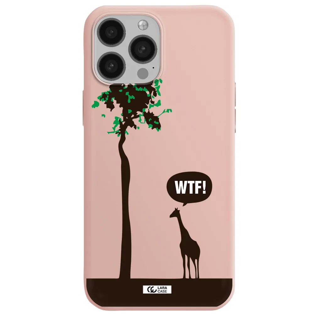 Wtf Apple iPhone 13 Pro Silicone pastel pink Case