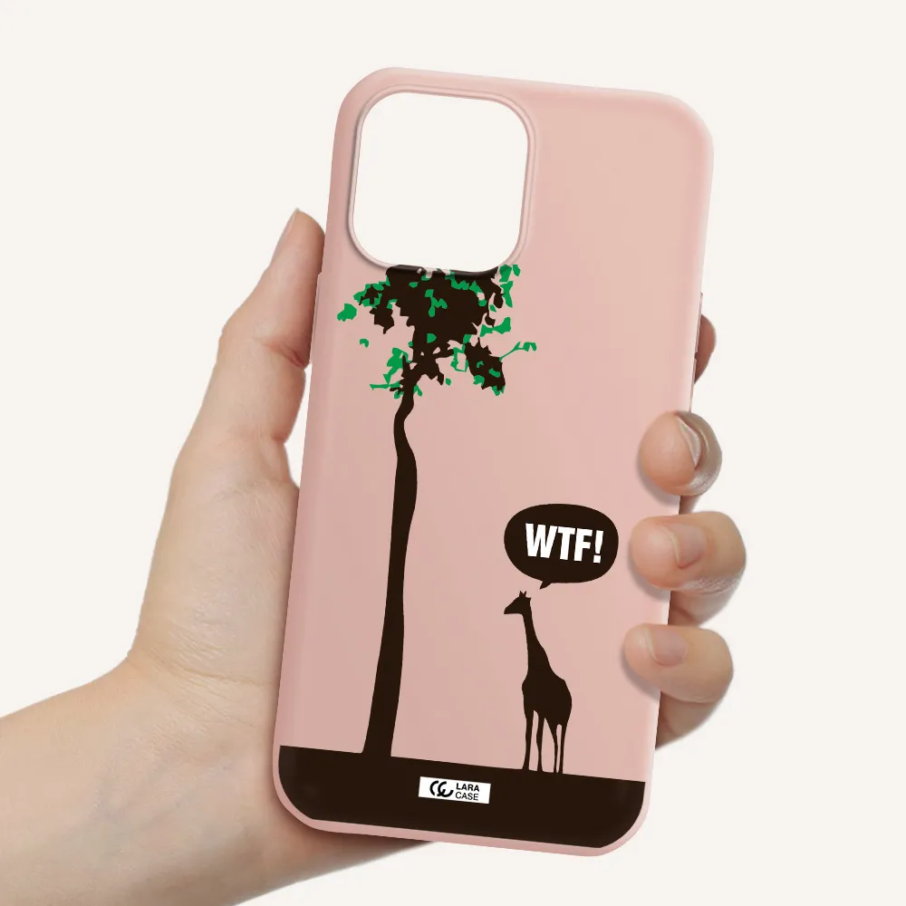 Wtf Apple iPhone 13 Pro Silicone pastel pink Case