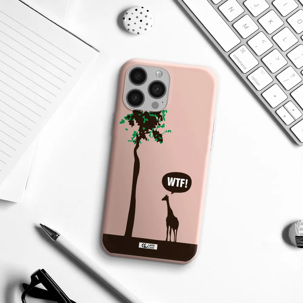 Wtf Apple iPhone 13 Pro Silicone pastel pink Case