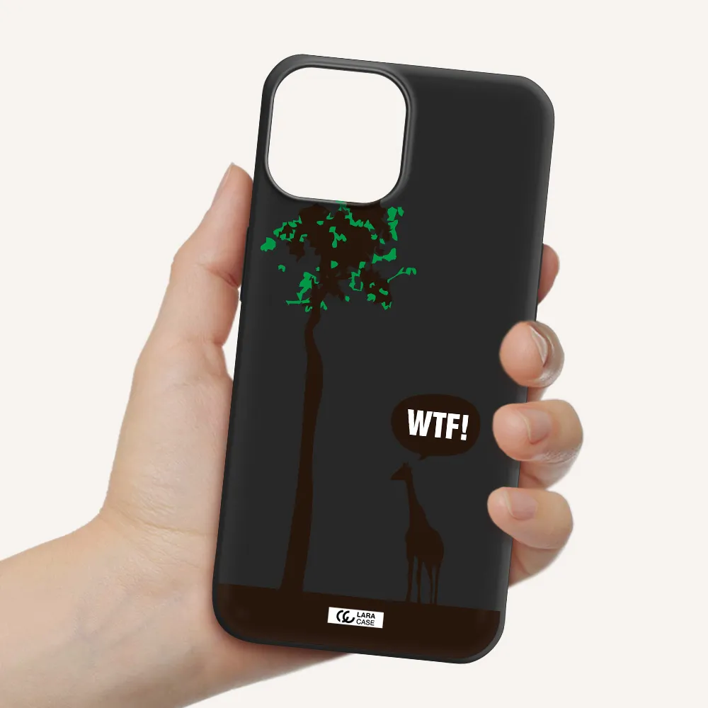Wtf Apple iPhone 13 Silicone black Case
