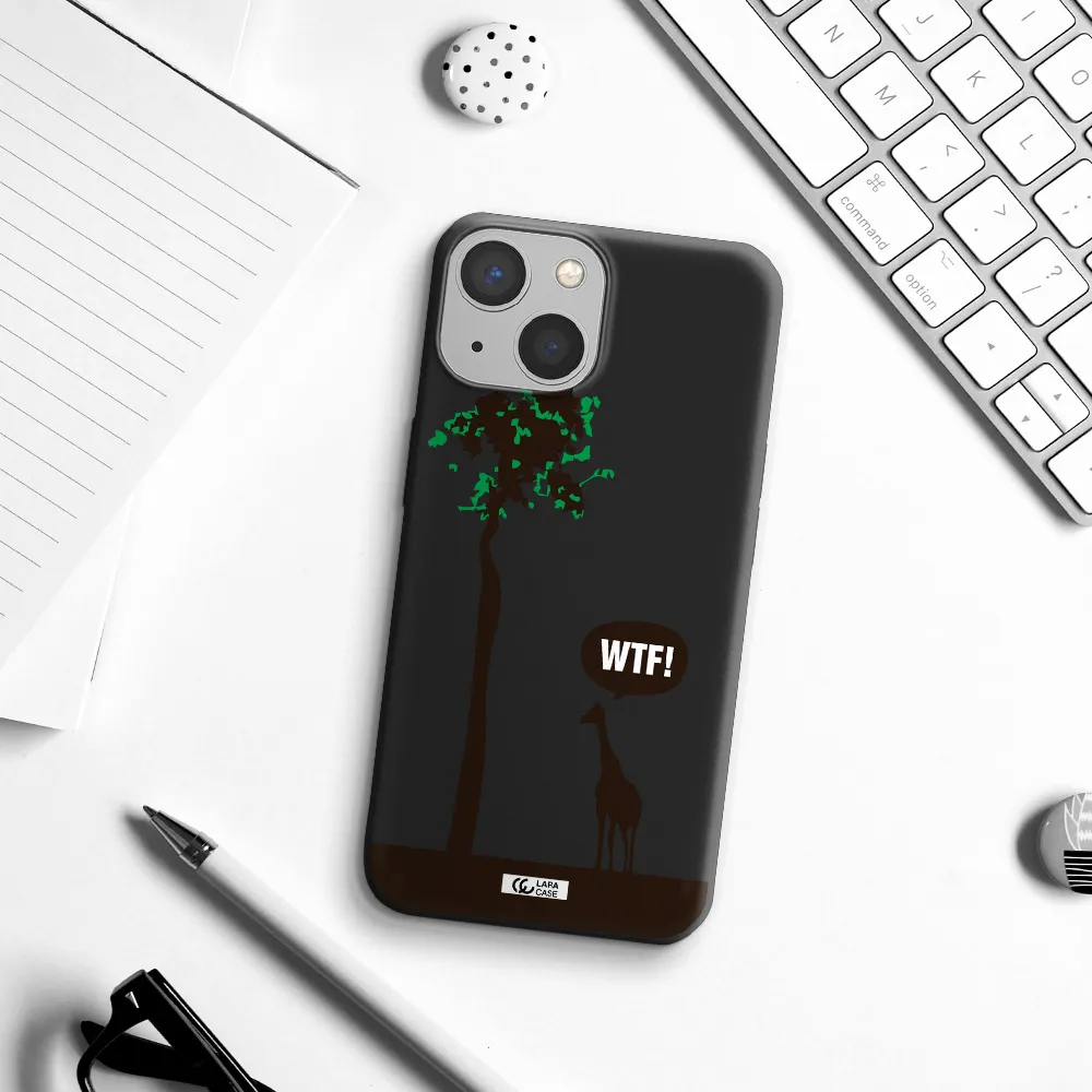 Wtf Apple iPhone 13 Silicone black Case