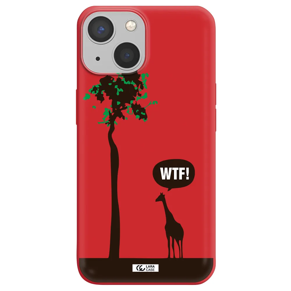 Wtf Apple iPhone 13 Silicone Imperial Red Case